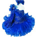 15 color available--Infant/toddler/baby/children/kids Girl's  Pageant evening/prom Dress/clothing G086(Royal Blue)